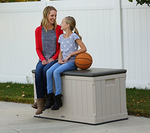 Extra Large Deck Box, 130 Gallon, Desert Sand/Brown V622519