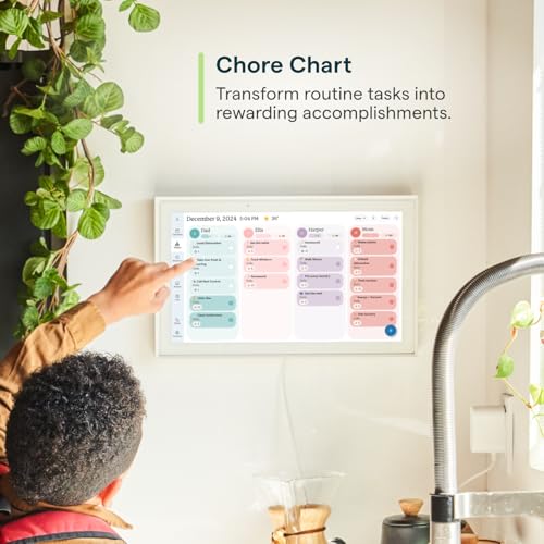 15-inch Wall Planner Digital Calendar with Touchscreen and Chore Chart L77940