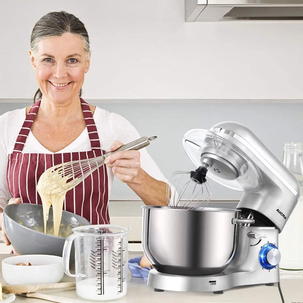Stand Mixer 6.5-QT 660W 6-Speed Tilt-Head Kitchen Electric Mixer I643290