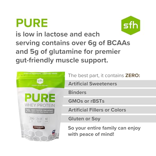 Pure Whey Protein Powder, Grass Fed, Non-GMO A224959