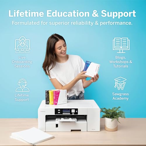 Sublimation Printer Starter Bundle with Wi-Fi Connectivity D518