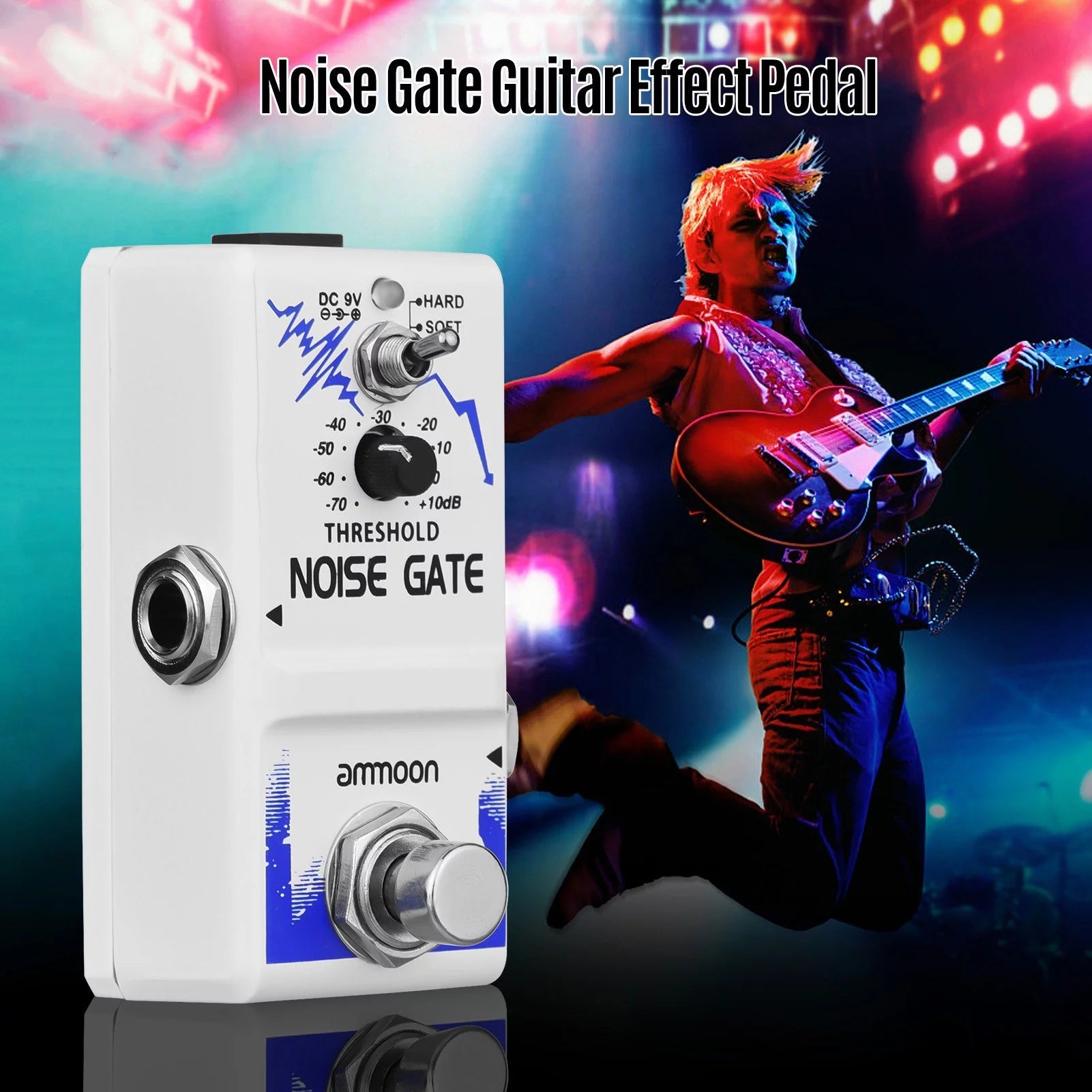 Noise Gate Guitar Effect Pedal True Bypass J56204