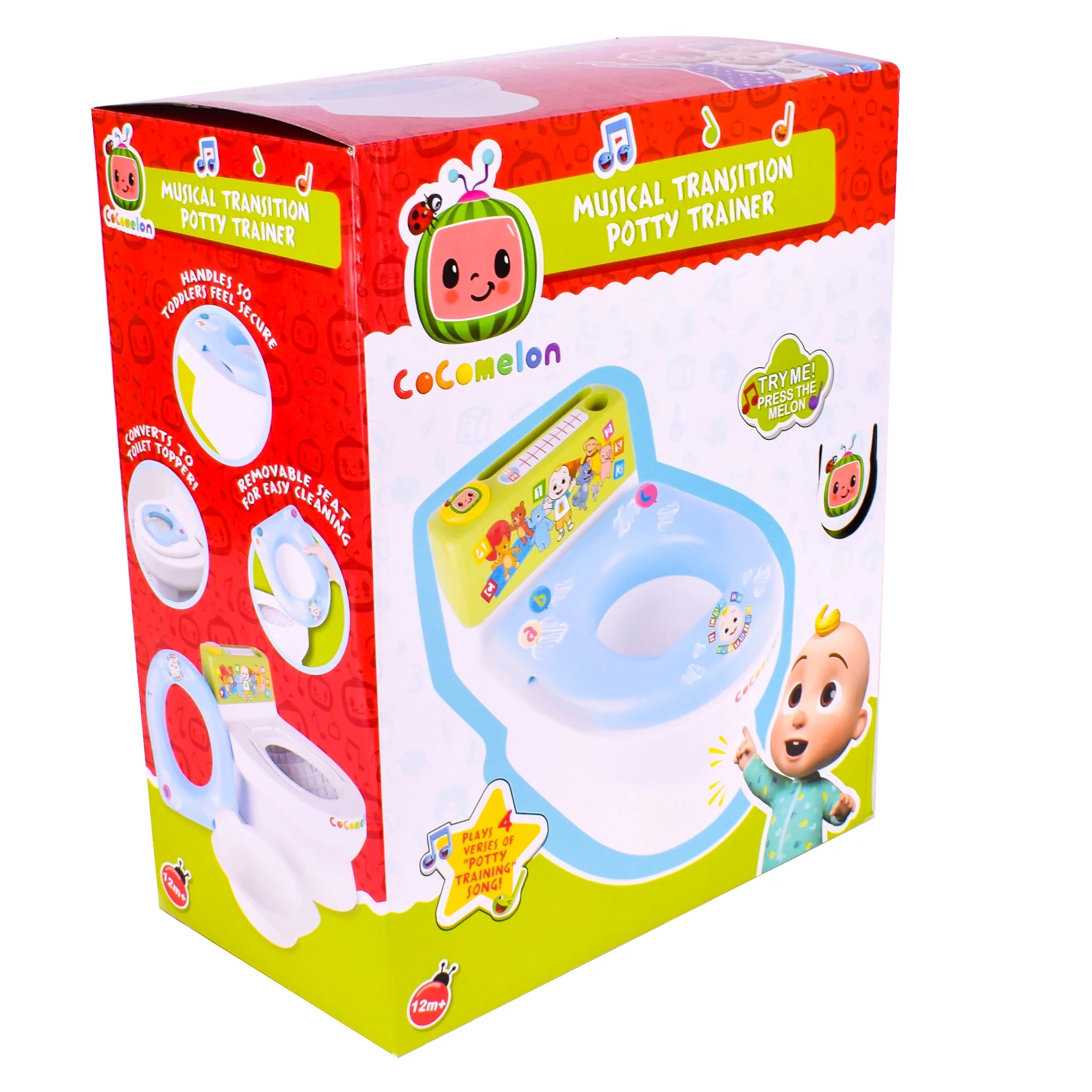 Musical Transition Potty Trainer with Splash Guard and Storage L90453