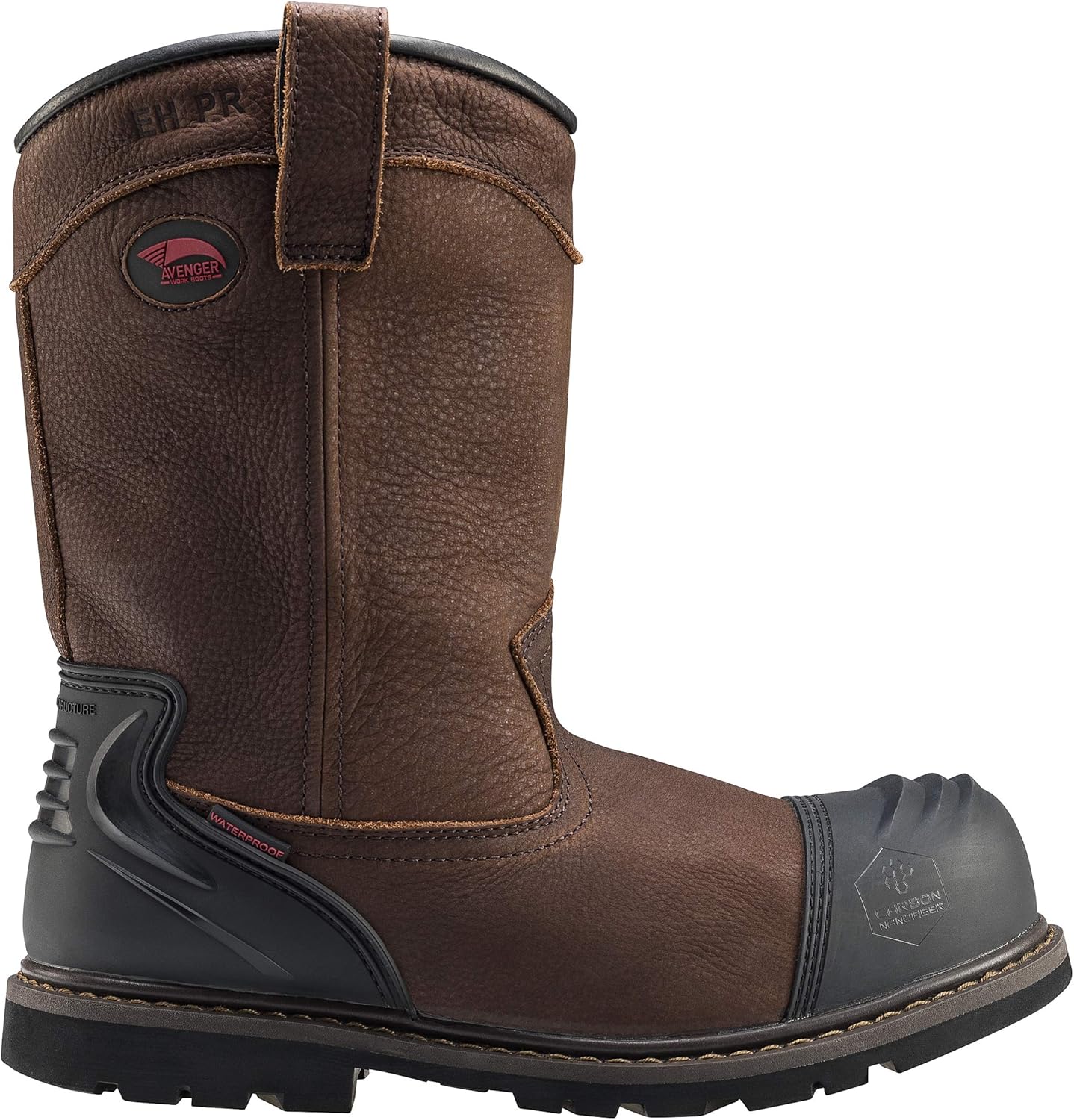 Men's Carbon Toe Waterproof Wellington Work Boots S1100