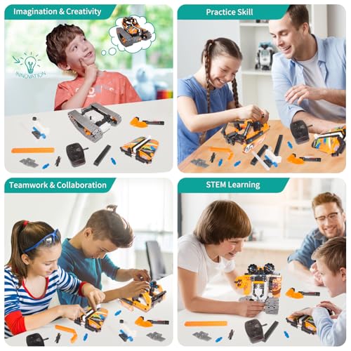 STEM Remote Control Building Kit 392Pcs Blocks Erector Set for Kids Age 8-12 Y335