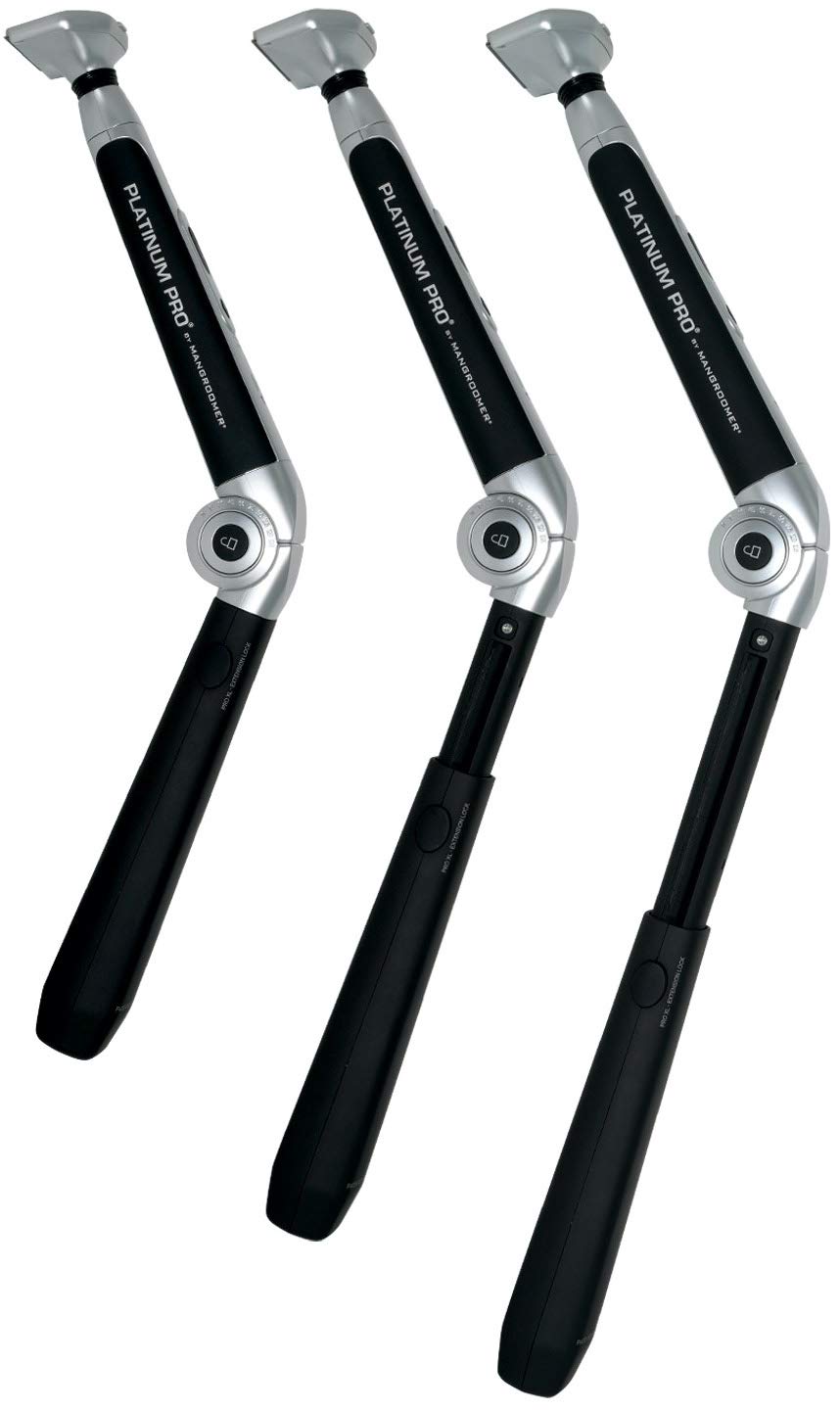 Back Shaver with 3 Flex Heads, Power Hinge, Extreme Reach Handle, 4 Piece Set V247