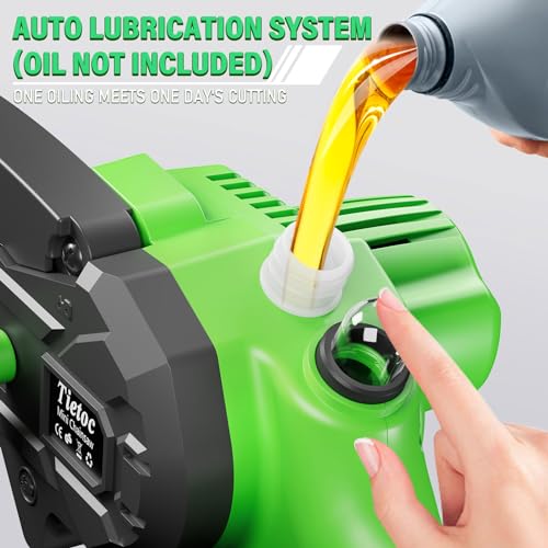 6 Inch Mini Electric Chainsaw Cordless Battery Powered, Hand Held Saw for Wood Trimming V216130