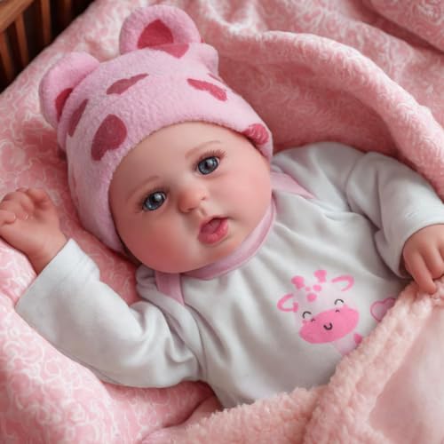 Reborn Baby Doll 20 Inch Realistic Soft Body Lifelike Newborn for Kids Age 3+ S7466