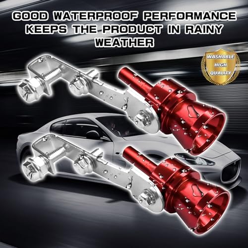 Turbo Whistle Exhaust Muffler Pipe, Aluminum Alloy Car Roar Maker J354
