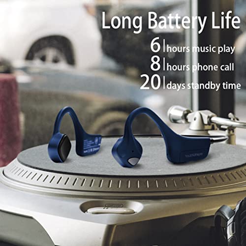 Bone Conduction Wireless Sport Headphones with Noise-Canceling Mics E40369