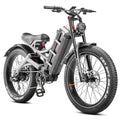Romeo Pro/Romeo Ⅱ[2024 New]1200W/2500W Dual Motor 60Ah Adult Electric Bikes, 26*4/ 20*5 Fat Tire Electric Mountain Bike 34/37 Mph120+Miles Long Range Electric Bicycles, Four Piston Brake Ebike
